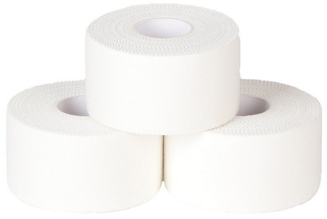 파쿠스 스포츠 면 테이프 씨테이프 C-TAPE 화이트 3.8cm x 13.7m, 3개, 1개입