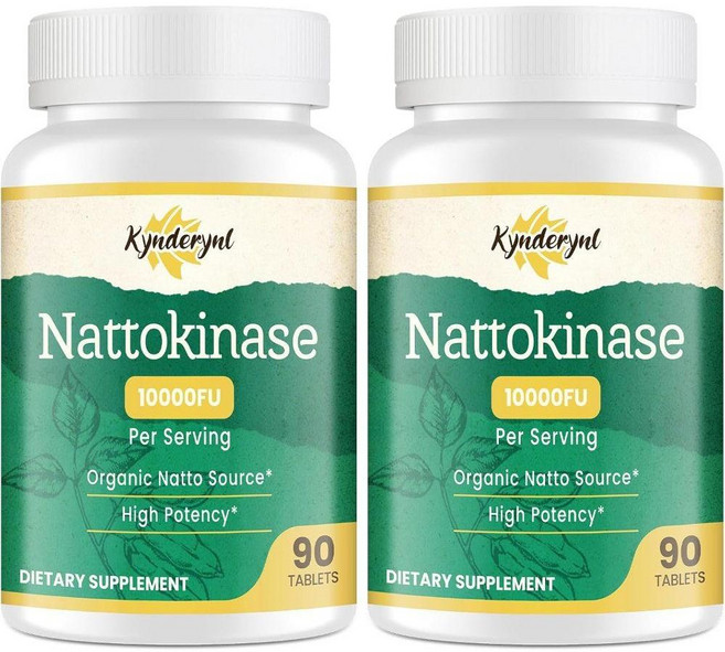 켄덜린 나토키나제 10000FU 500mg Nattokinase 타블렛 90정 2개