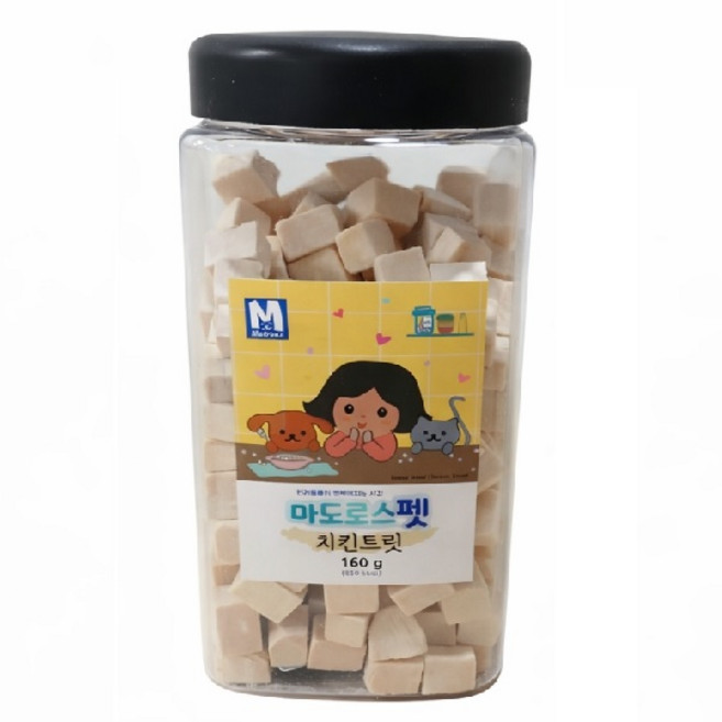 마도로스펫 반려동물 치킨트릿, 치킨, 160g, 1개