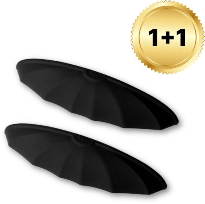 자동차 후방카메라 레인 쉴드 빗물가리개 방수 보호 커버 세트, 블랙1+1