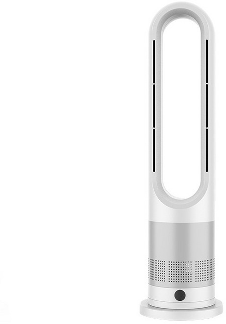 날개없는 냉온풍기 무소음 스탠드형 캠핑용 터워형 에어컨 선풍기, 실버, AM-030JR