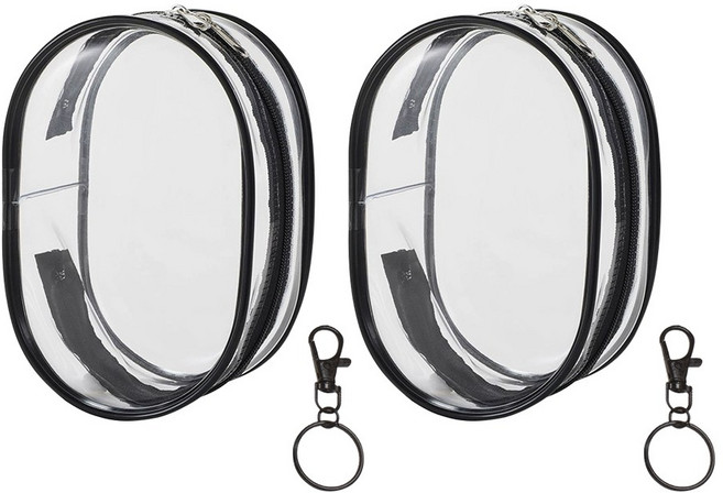 인형 파우치 키링 투명 PVC 수납 가방