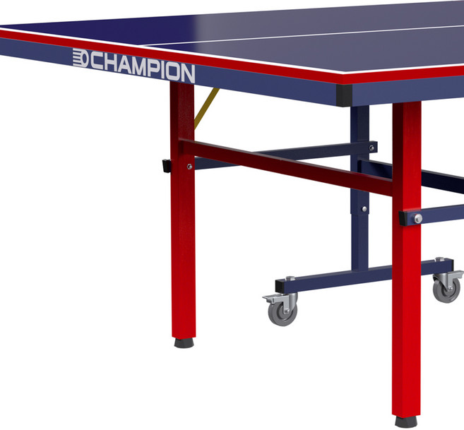 [국내생산] [50주년특가] 엑시옴(XIOM) 참피온(CHAMPION) 공식 본사 직영 참피온 H-10 레드 가정용 탁구대, 1개