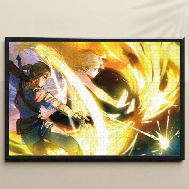 젤다의전설퍼즐1000피스 조각 직소 장난감 창의성, 6ZD