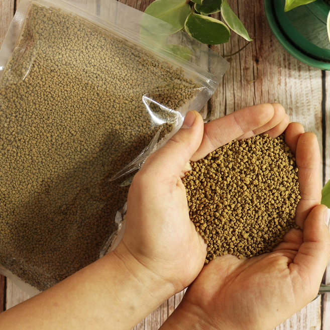 적옥토 세립 소포장 다공성 무기질 용토 삽목에 좋은 흙 뿌리내림 배합용토, 1L, 1개