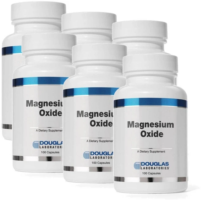 더글라스랩 마그네슘 옥사이드 캡슐 Douglas Laboratories Magnesium Oxide, 6개, 100정 - 쿠팡