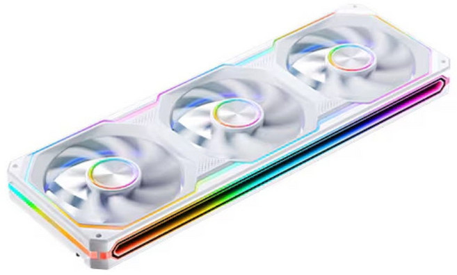 존스보 JONSBO XA-360 ARGB 시스템 케이스 쿨러 (화이트), 1개, 화이트