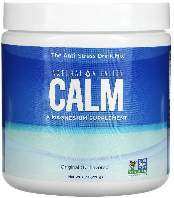 내추럴 바이탈리티 CALM 마그네슘 드링크 믹스 오리지널(무맛) 226g(8oz), 226g, 1개 - 쿠팡
