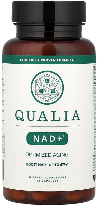 Qualia NAD+® 42 Capsules, Qualia, NAD+™, 42 Capsules, 1개, 42정 - 쿠팡