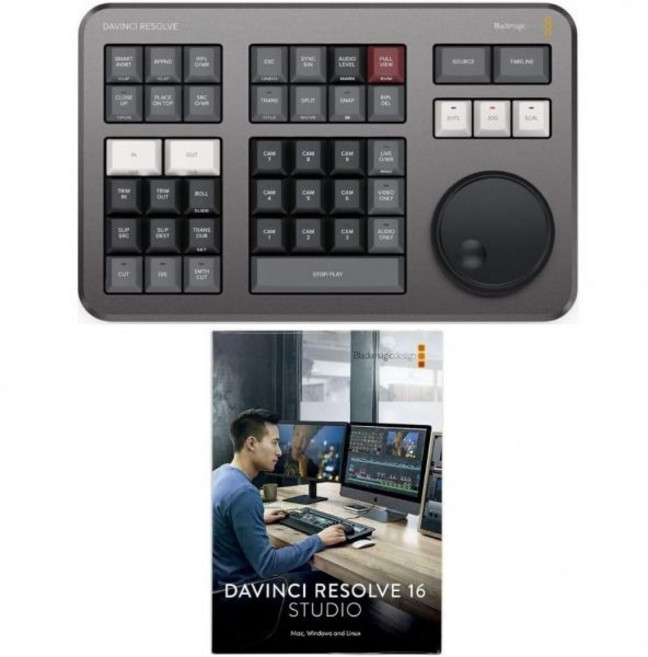 블랙매직 디자인 다빈치 리졸브 스피드 에디터 번들 17 스튜디오 패널 키보드 블루투스, 블랙매직 디자인 다빈치 리졸브 스튜디오 활성화 키와 스