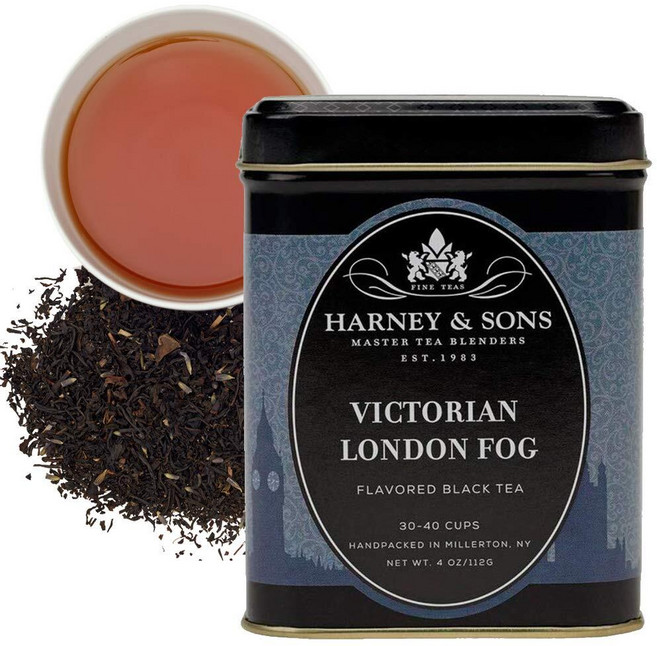 하니앤손스 Harney & Sons 패션 프루트 루즈 티 프루트 113.4g(4온스) 309076, London Fog_4 Ounce (Pack of 1), 181.44g, 1개