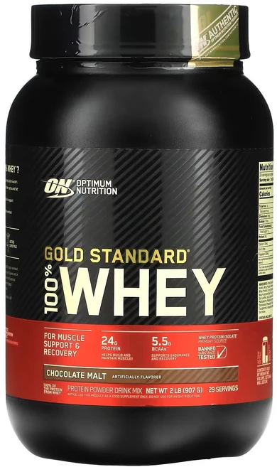 옵티멈뉴트리션 골드 스탠다드 웨이 프로틴 아이솔레이트 단백질 보충제 초콜릿 몰트, 1개 - 쿠팡