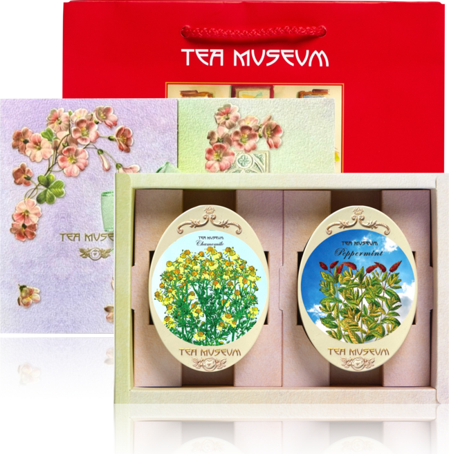 티뮤지움 Tea for Two 클래식 선물세트 + 쇼핑백 & 선물 박스, 1개, 티백(15개입)+티백(10개입)