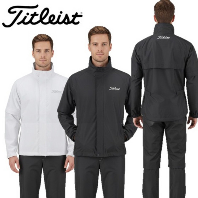 타이틀리스트 우비 비옷 우의 레인자켓 바지 세트 24년, 화이트, XL, 1개