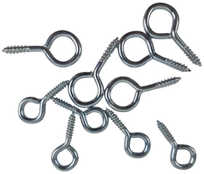 30-35mm 스크류 아이 나사고리 10p 원형 고리 나사못