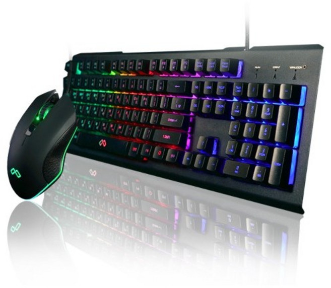 맥스틸 TRON GMK310 LED 키보드 + 마우스 세트, 블랙, 마우스(R-R-cwy-TRONGMK310M), 키보드(R-R-cwy-TRONGMK310K), 일반형