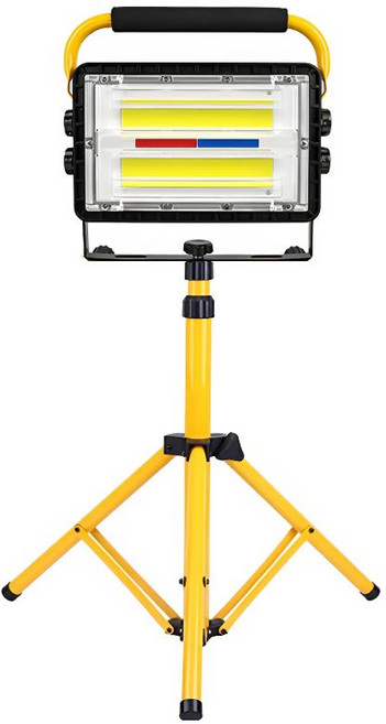 멀티멀타 LED 전문가용 써치 투광기 후레쉬 랜턴 충전식 8600B 스탠드, 1개, 단일