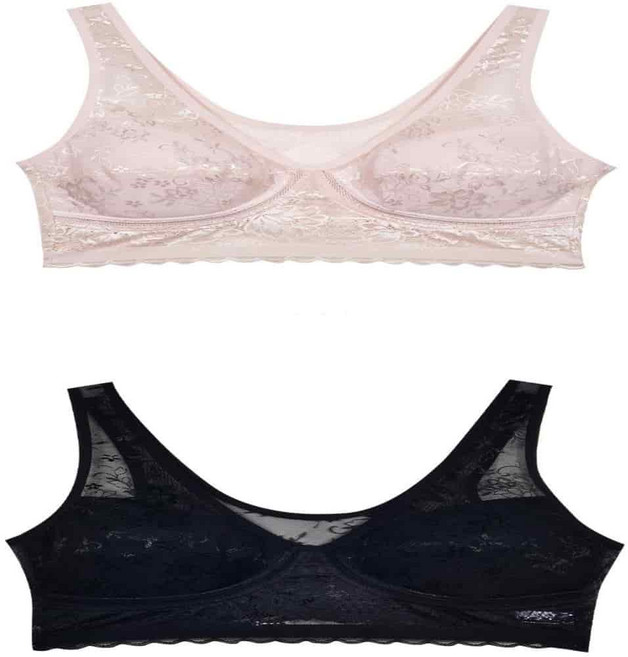 온리진 여성 런닝형 부직포브라 중년여성브라자