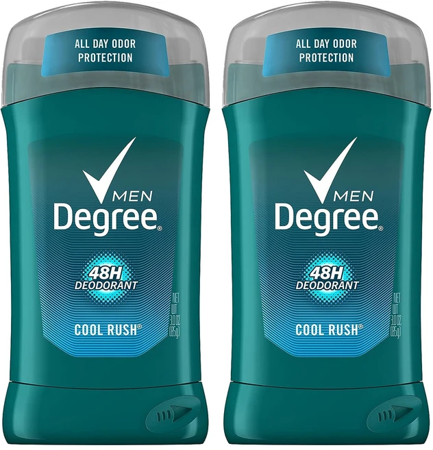 디그리 남성용 48시간 데오도란트 쿨 러시, 85g, 2개 - 쿠팡