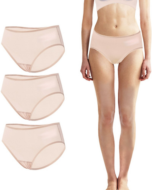 글로리 [국내산] 천연 인견 팬티 3장세트 주니어/10대 청소년 [여학생]