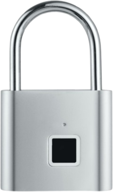 升級30指紋 指紋掛鎖 健身房鎖 電子鎖 櫃子鎖 防盜安全鎖, 1個