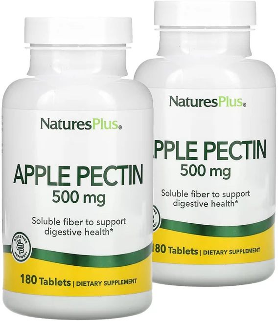 네이처스플러스 애플 펙틴 500MG 타블렛, 2개, 180회분 - 쿠팡