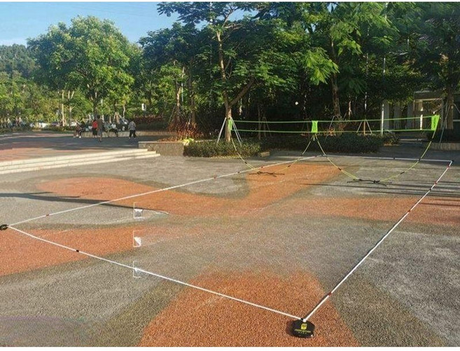 족구장 라인 벨트 야외 배드민턴 테니스, 화이트 단독 코트 라인