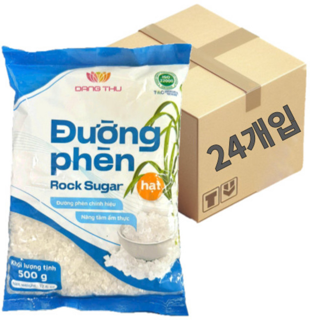 베트남 DANG THU ROCK SUGAR 등펜 락슈가 500g 24개 1박스