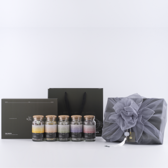 설선물세트 명절 프리미엄 허브티 부모님 3종 보자기+노리개+상자+쇼핑백, 1세트, 옵션4. 히비스커스 + 라벤더 + 루이보스