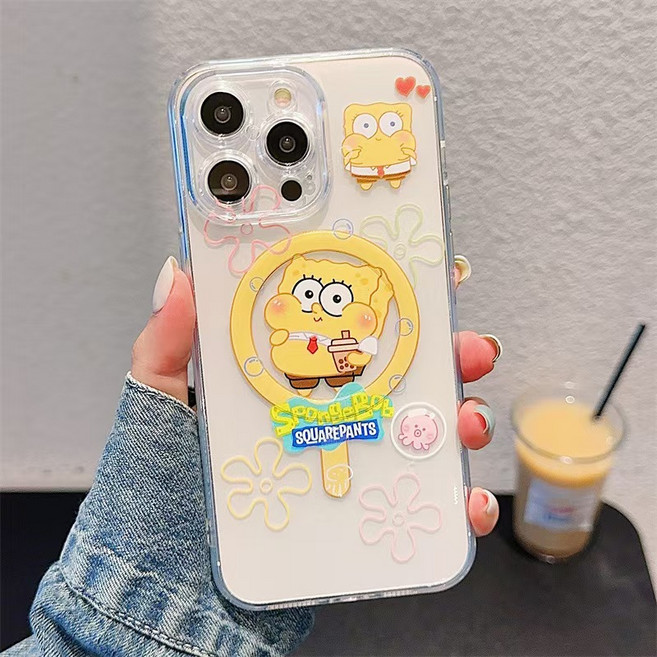 아이폰 15 16 17 프로 프로맥스 맥세이프 투명 휴대폰케이스 해면