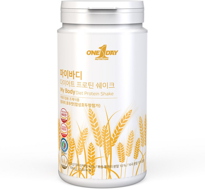 원데이뉴트리션 마이바디 다이어트 프로틴 쉐이크 통귀리 호두맛, 700g, 1개