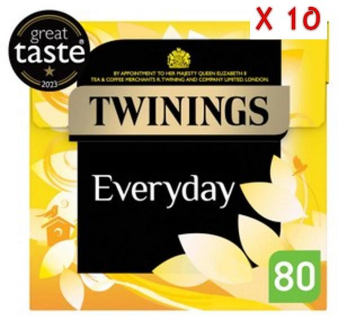 트와이닝스 에브리데이 티 백, 10개, 80개입, 232g