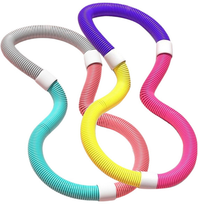 2025 업그레이드판 옷 더럽히지 않고 허리 다치지 않음 다이어트 훌라후프 뱃살 빼는 운동기구 다이어트 훌라후프, 혼색, 1개