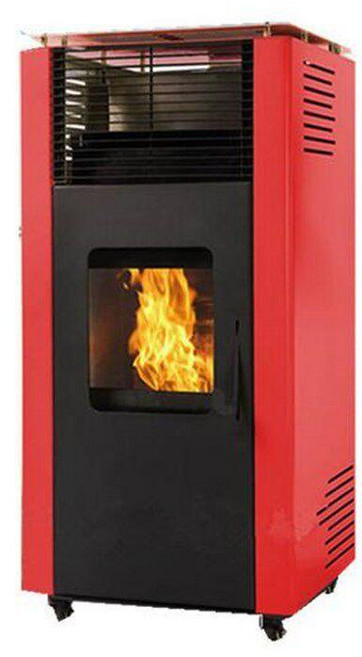 실내 펠렛 난로 난방기 가정용 에어 펠릿, 풍난방 80, 기본 색상