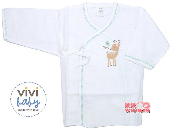 ViVibaby 小花鹿/貓頭鷹精梳棉肚衣(一件裝)