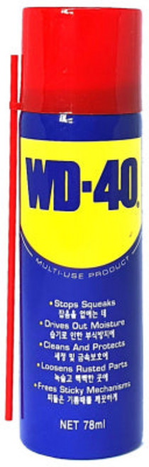 WD40 다목적 방청윤활제 78ml ( 부식 녹방지 ), 1개