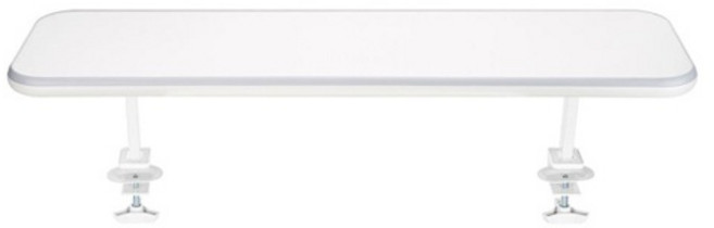 (마운트뷰) 클램프형 모니터 받침대 듀얼 MV515 EX994 (화이트), 1개, 화이트