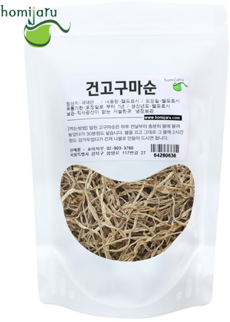 호미자루 고구마순 국산 말린 건 고구마순 100g 강원도, 1개