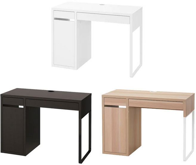 이케아 MICKE 미케 책상 105x50cm, 1.화이트 803.542.76