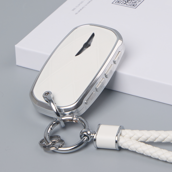 럭스기어 제네시스 호환 키케이스 케이스+키링, 화이트