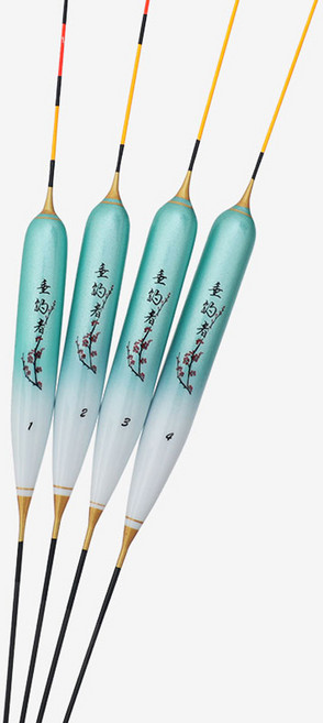 초묵 민물올림찌 No.8 민물낚시찌 발사찌 붕어찌, 1개, 3호-41.5cm