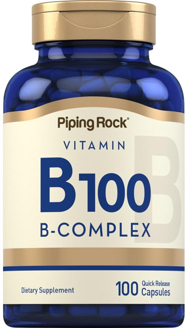 파이핑 락 비타민 B 100 컴플렉스 캡슐, 1개, 100정
