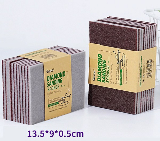 치프몰 고강도 금강사 수세미, 1개, 1세트, 10장 사각 13.5x9x0.5cm