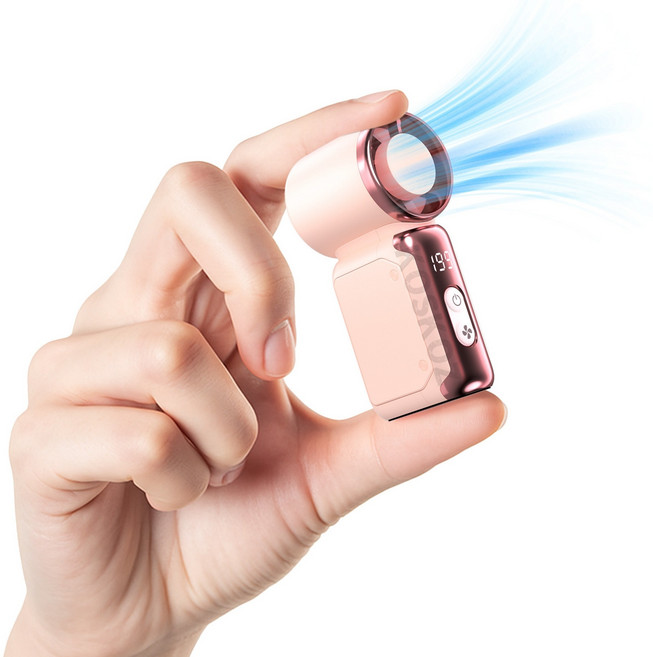 KOSKOZ 초미니 휴대용 선풍기, Pink, K813