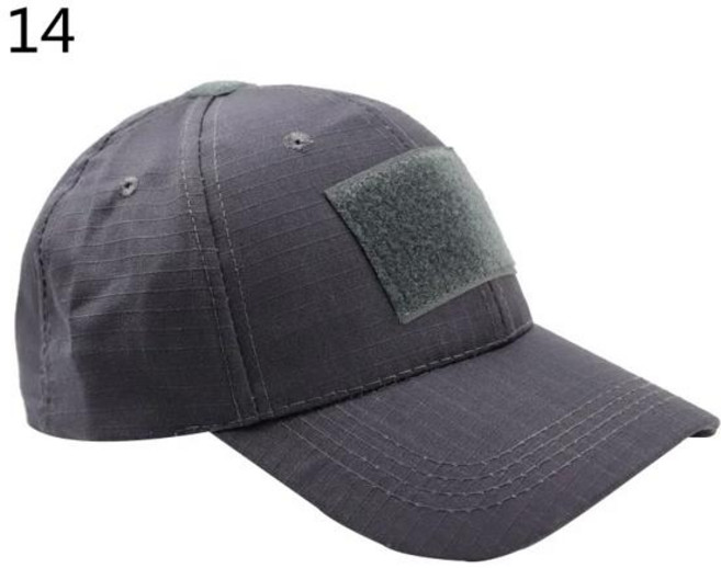 야외 위장 야구 모자 보니 모자 Masculino 아빠 스포츠 트럭 운전사 낚시 전술 카모, 14 그레이