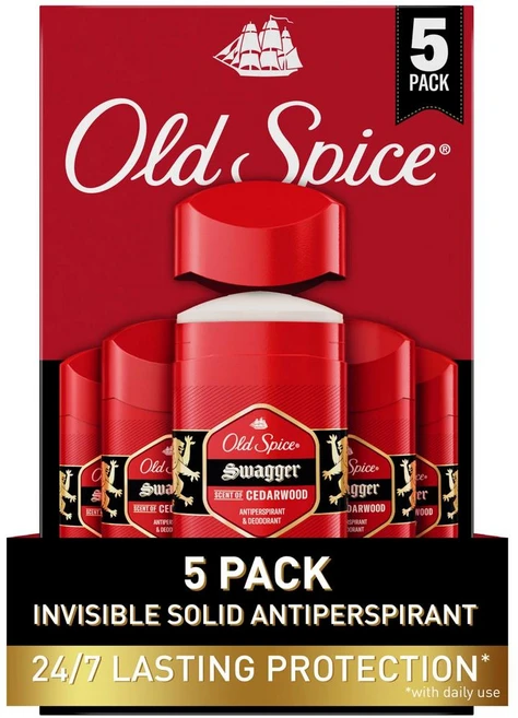 Old Spice 올드스파이스 스웨거 데오드란트 포 맨 체다우드향 73g 5팩 - 쿠팡