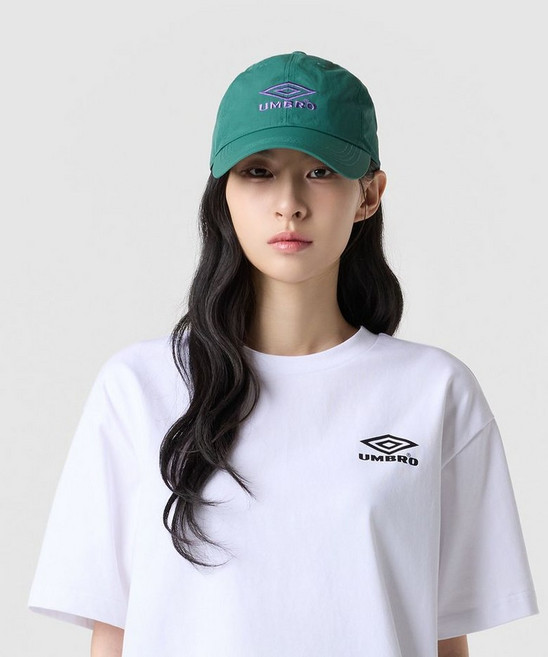 엄브로 UMBRO 에센셜 하이 나일론 볼캡 그린 UR123CCP14 UR123CCP14_EGR0 127233, EGR0_EVERGREEN