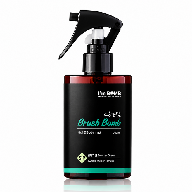 아임밤 스치는밤 썸머그린향 헤어 앤 바디미스트 시원한 여름 숲속의 향기, 1개, 200ml