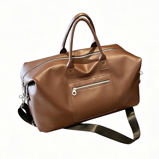 대용량 여행용 PU 가죽 보스턴백 남녀 공용 여행가방 경량 다용도 방수 여행 보스턴백 YHY