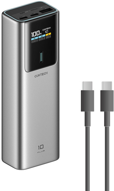 酷態科 PB150P 10號PLUS 行動電源 15000mAh 120W, 灰色,180天保固